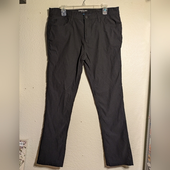 Kenneth Cole new York Black Men's Pants size 36x32 barely use - Picture 1 of 13